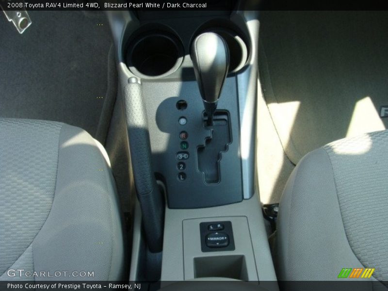 Blizzard Pearl White / Dark Charcoal 2008 Toyota RAV4 Limited 4WD