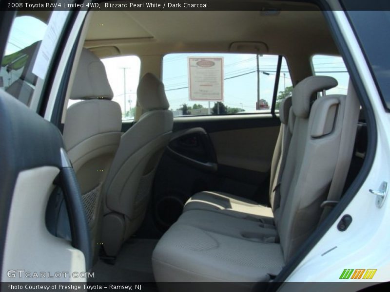 Blizzard Pearl White / Dark Charcoal 2008 Toyota RAV4 Limited 4WD