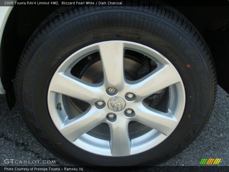 Blizzard Pearl White / Dark Charcoal 2008 Toyota RAV4 Limited 4WD