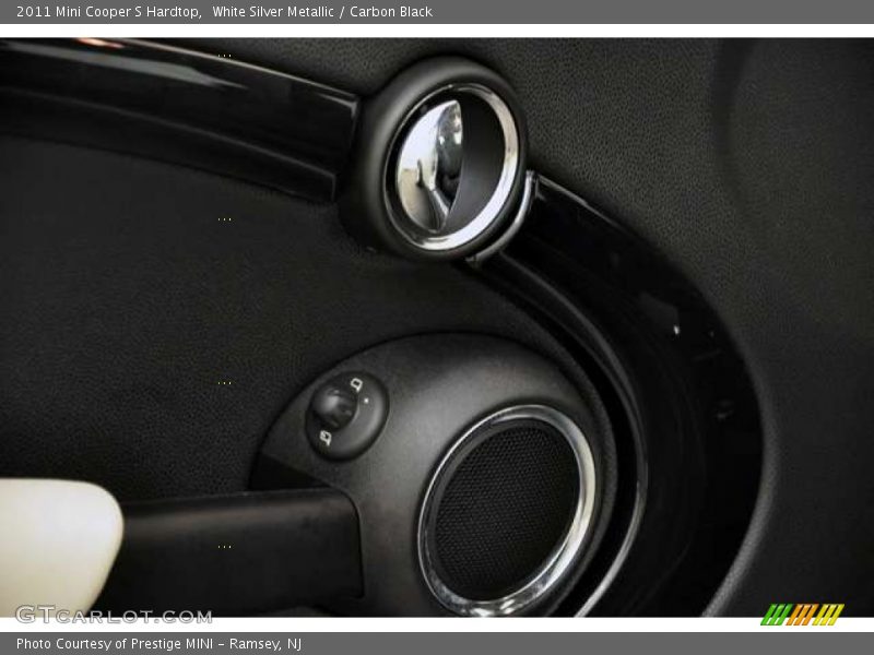 White Silver Metallic / Carbon Black 2011 Mini Cooper S Hardtop