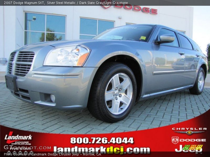 Silver Steel Metallic / Dark Slate Gray/Light Graystone 2007 Dodge Magnum SXT