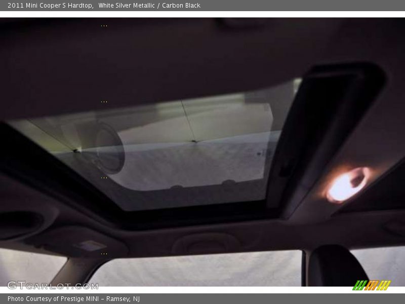 White Silver Metallic / Carbon Black 2011 Mini Cooper S Hardtop