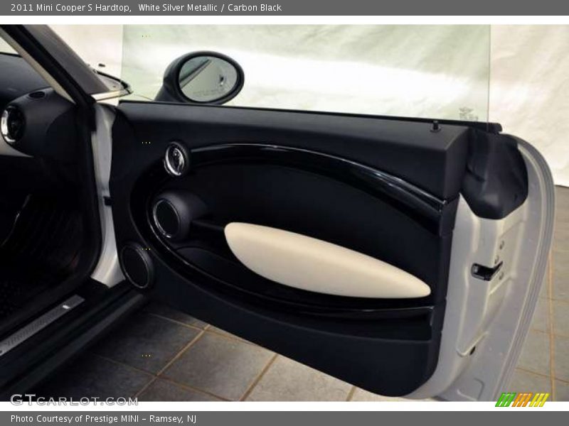 White Silver Metallic / Carbon Black 2011 Mini Cooper S Hardtop
