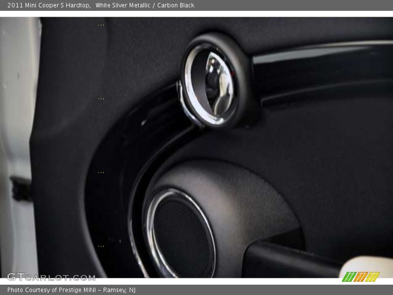 White Silver Metallic / Carbon Black 2011 Mini Cooper S Hardtop