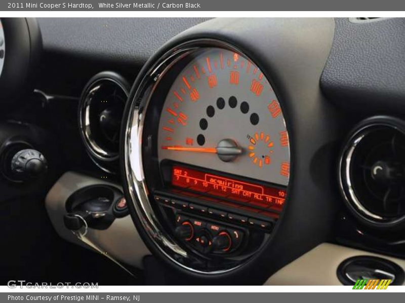 White Silver Metallic / Carbon Black 2011 Mini Cooper S Hardtop
