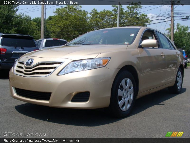Sandy Beach Metallic / Bisque 2010 Toyota Camry LE