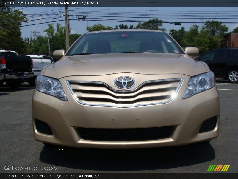 Sandy Beach Metallic / Bisque 2010 Toyota Camry LE