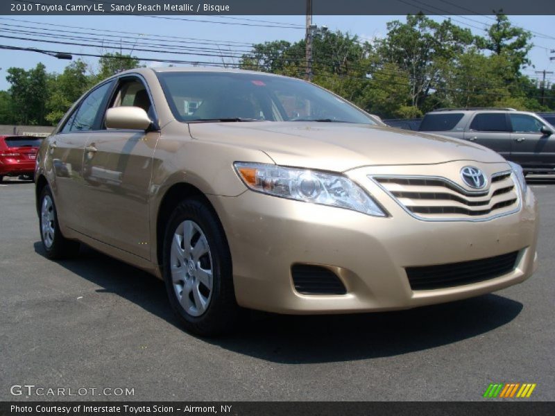 Sandy Beach Metallic / Bisque 2010 Toyota Camry LE