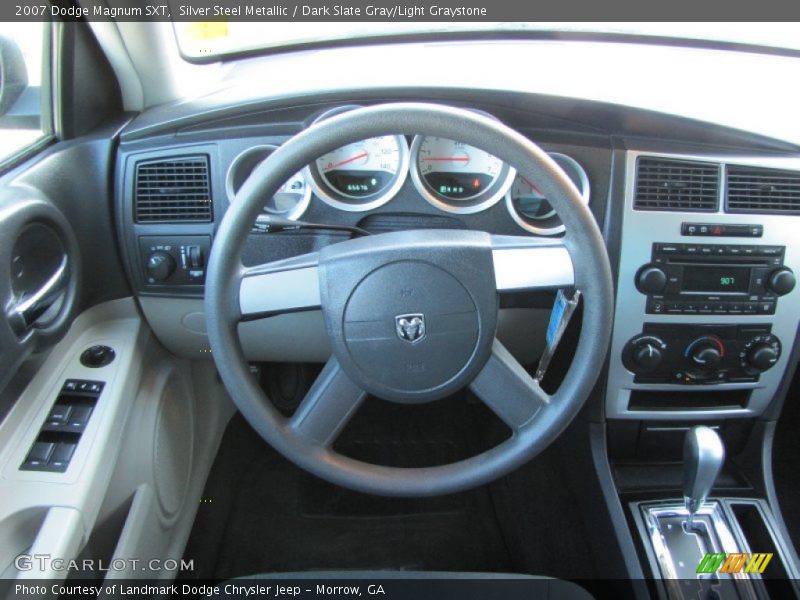Silver Steel Metallic / Dark Slate Gray/Light Graystone 2007 Dodge Magnum SXT