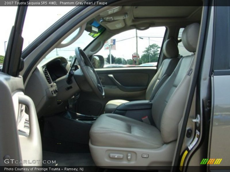 Phantom Gray Pearl / Taupe 2007 Toyota Sequoia SR5 4WD
