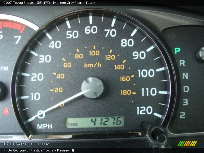 Phantom Gray Pearl / Taupe 2007 Toyota Sequoia SR5 4WD