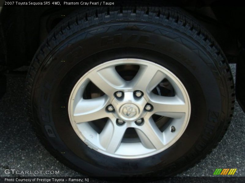 Phantom Gray Pearl / Taupe 2007 Toyota Sequoia SR5 4WD