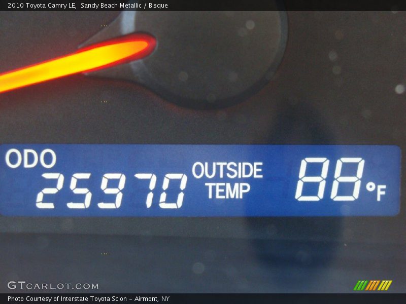 Sandy Beach Metallic / Bisque 2010 Toyota Camry LE