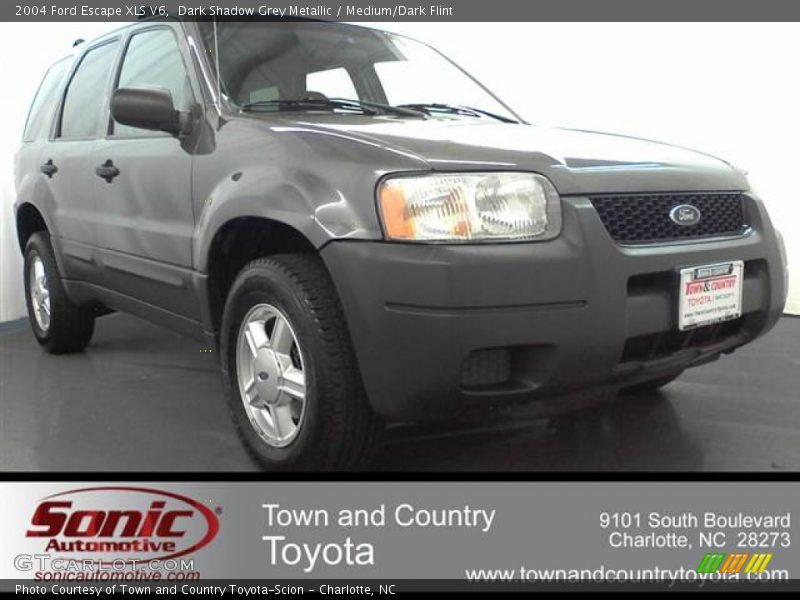 Dark Shadow Grey Metallic / Medium/Dark Flint 2004 Ford Escape XLS V6