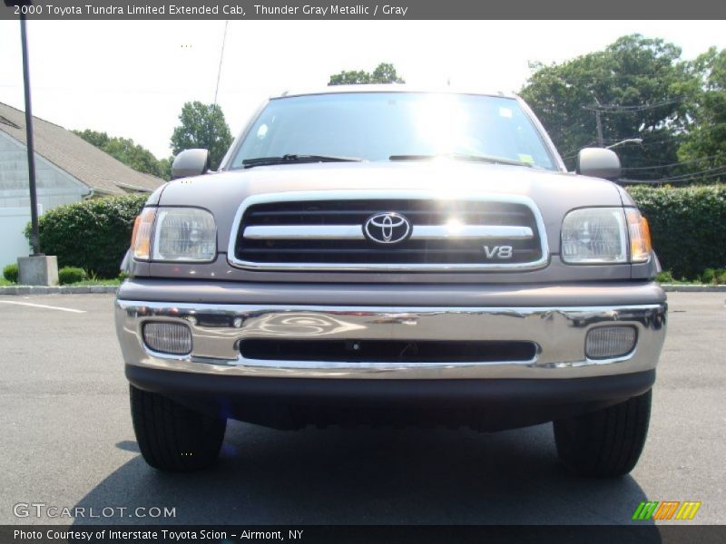 Thunder Gray Metallic / Gray 2000 Toyota Tundra Limited Extended Cab