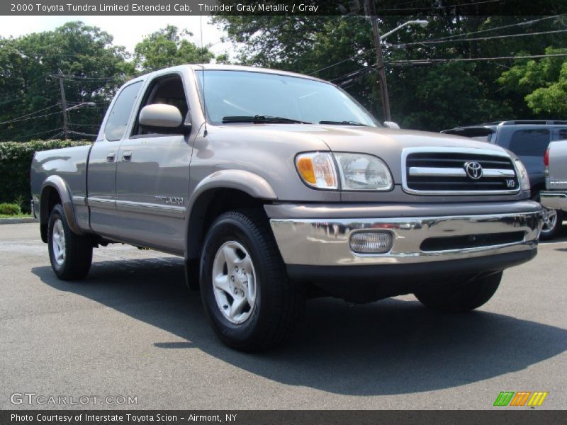 Thunder Gray Metallic / Gray 2000 Toyota Tundra Limited Extended Cab