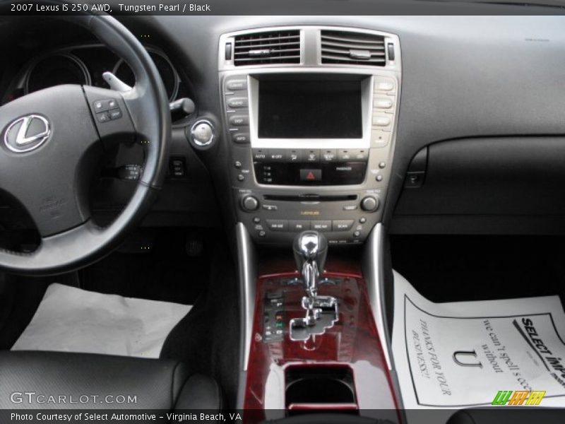 Tungsten Pearl / Black 2007 Lexus IS 250 AWD