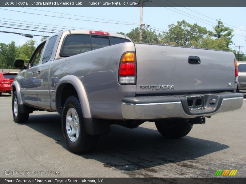 Thunder Gray Metallic / Gray 2000 Toyota Tundra Limited Extended Cab