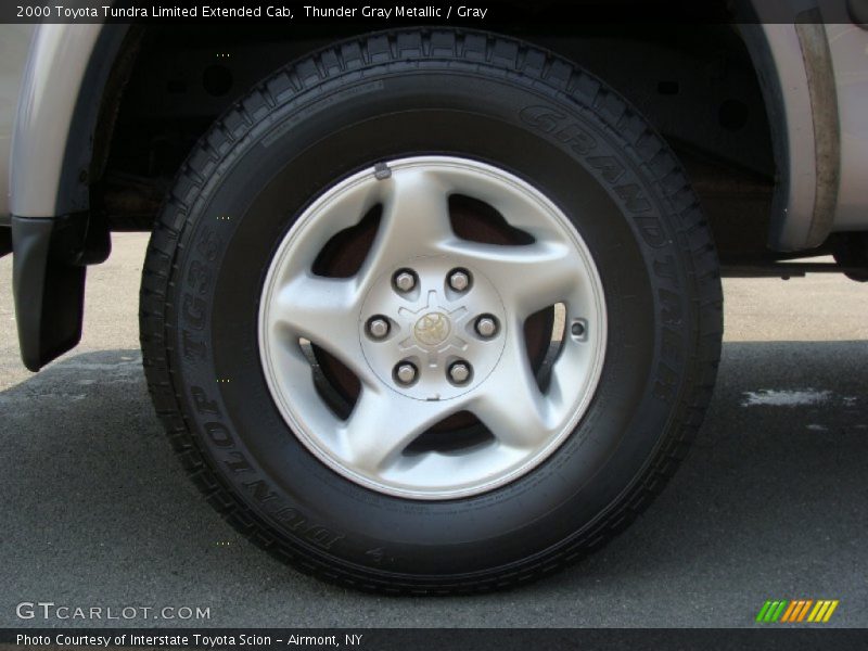 Thunder Gray Metallic / Gray 2000 Toyota Tundra Limited Extended Cab