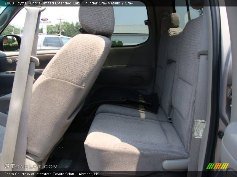 Thunder Gray Metallic / Gray 2000 Toyota Tundra Limited Extended Cab