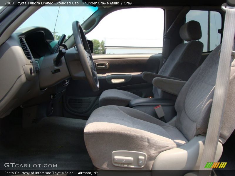 Thunder Gray Metallic / Gray 2000 Toyota Tundra Limited Extended Cab