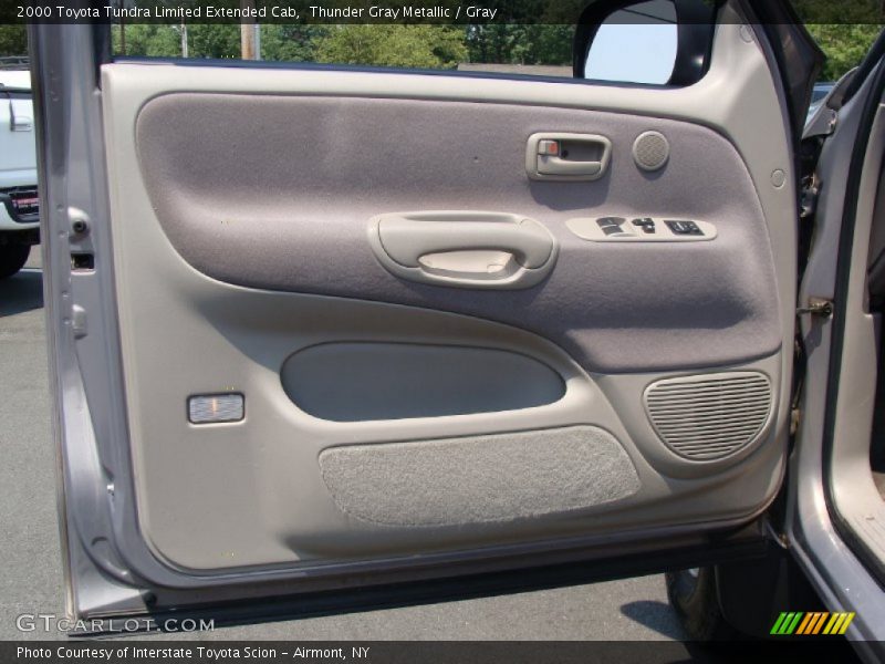 Thunder Gray Metallic / Gray 2000 Toyota Tundra Limited Extended Cab