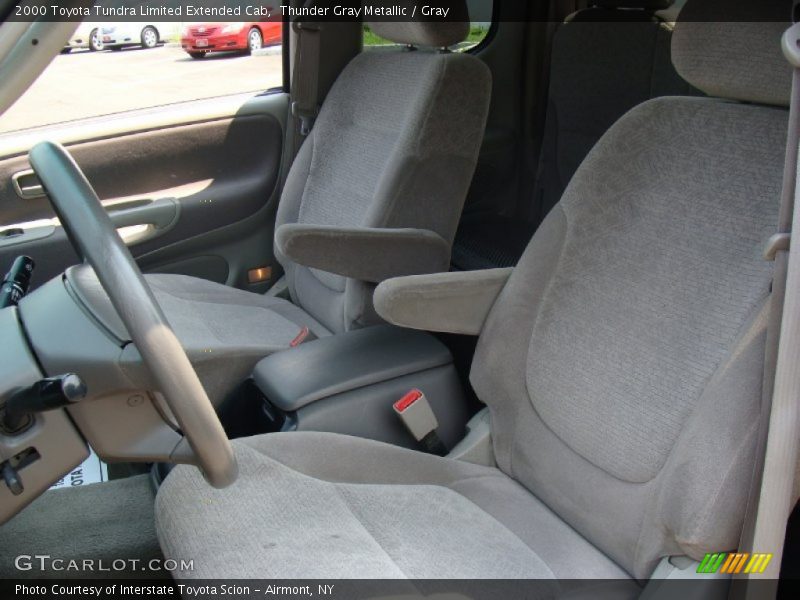 Thunder Gray Metallic / Gray 2000 Toyota Tundra Limited Extended Cab