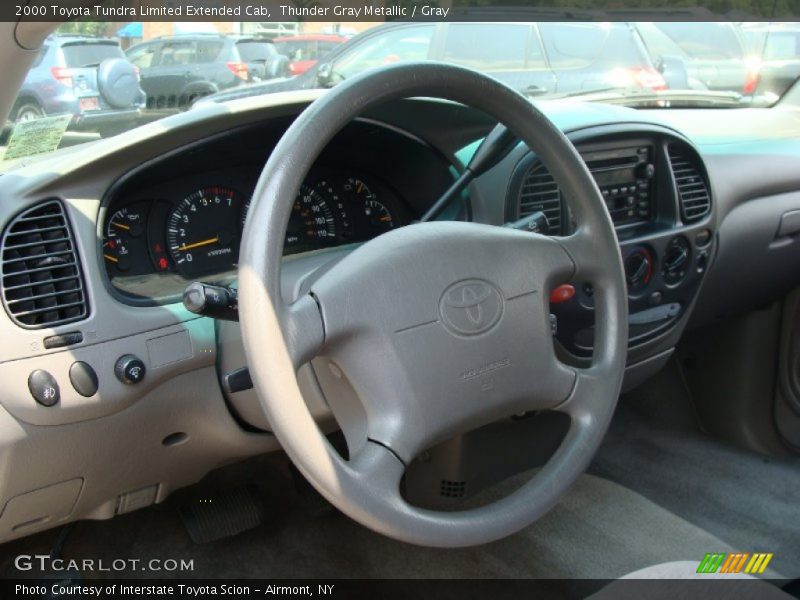 Thunder Gray Metallic / Gray 2000 Toyota Tundra Limited Extended Cab