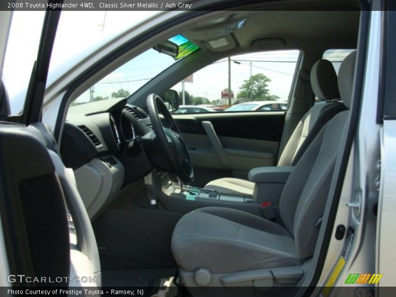 Classic Silver Metallic / Ash Gray 2008 Toyota Highlander 4WD