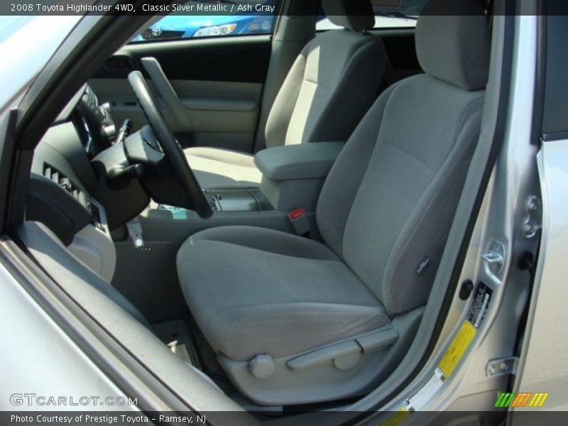 Classic Silver Metallic / Ash Gray 2008 Toyota Highlander 4WD