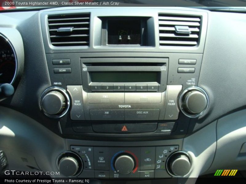 Classic Silver Metallic / Ash Gray 2008 Toyota Highlander 4WD