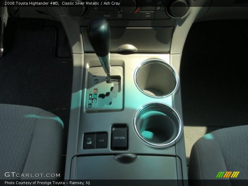 Classic Silver Metallic / Ash Gray 2008 Toyota Highlander 4WD