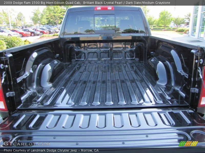 Brilliant Black Crystal Pearl / Dark Slate/Medium Graystone 2009 Dodge Ram 1500 Big Horn Edition Quad Cab