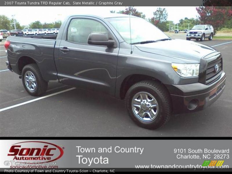 Slate Metallic / Graphite Gray 2007 Toyota Tundra TRD Regular Cab