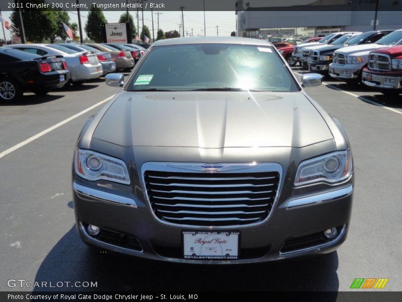 Tungsten Metallic / Black 2011 Chrysler 300 C Hemi