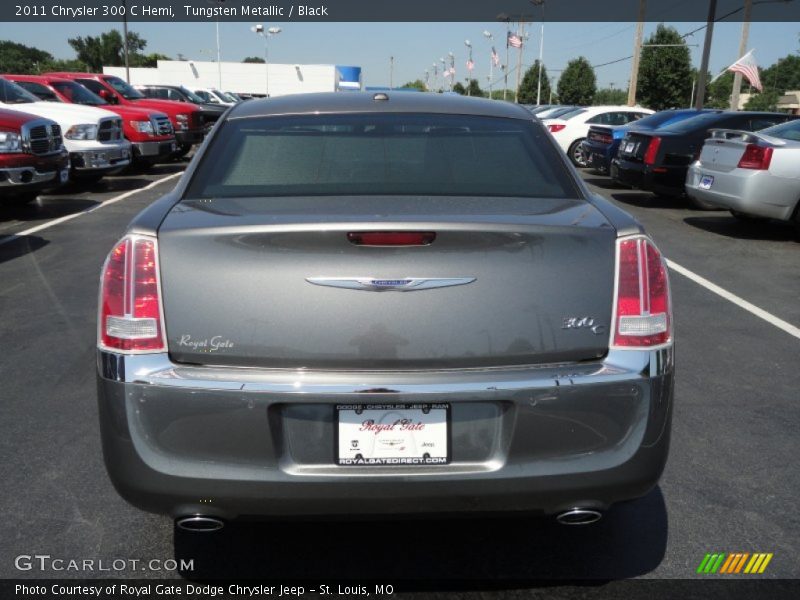 Tungsten Metallic / Black 2011 Chrysler 300 C Hemi