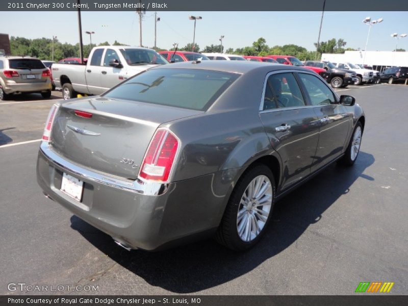 Tungsten Metallic / Black 2011 Chrysler 300 C Hemi