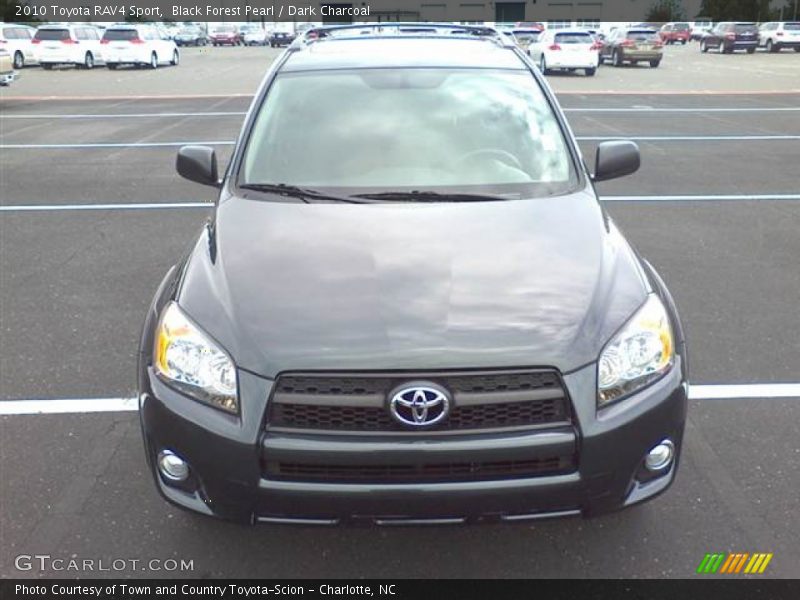 Black Forest Pearl / Dark Charcoal 2010 Toyota RAV4 Sport