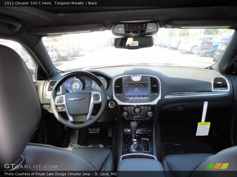 Tungsten Metallic / Black 2011 Chrysler 300 C Hemi