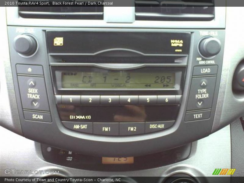 Controls of 2010 RAV4 Sport