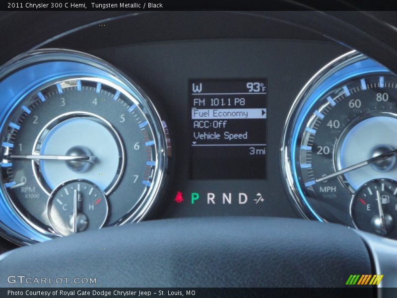 Tungsten Metallic / Black 2011 Chrysler 300 C Hemi