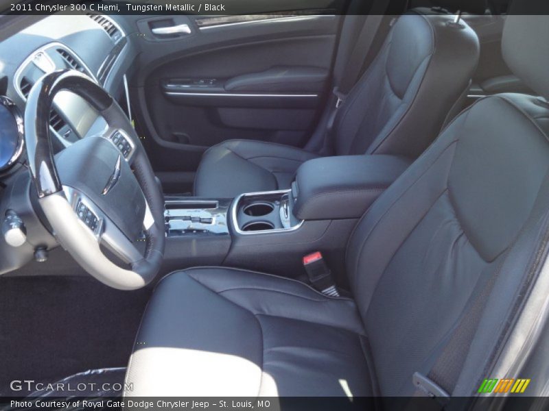 Tungsten Metallic / Black 2011 Chrysler 300 C Hemi