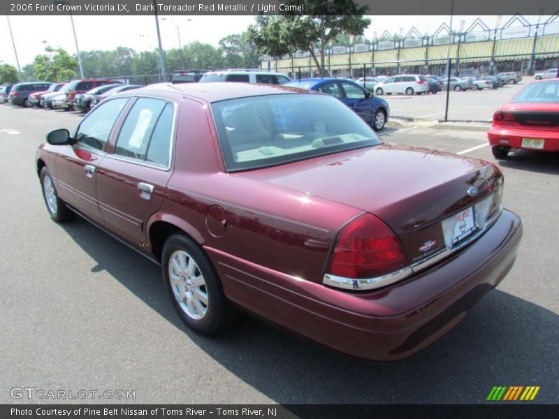 Dark Toreador Red Metallic / Light Camel 2006 Ford Crown Victoria LX