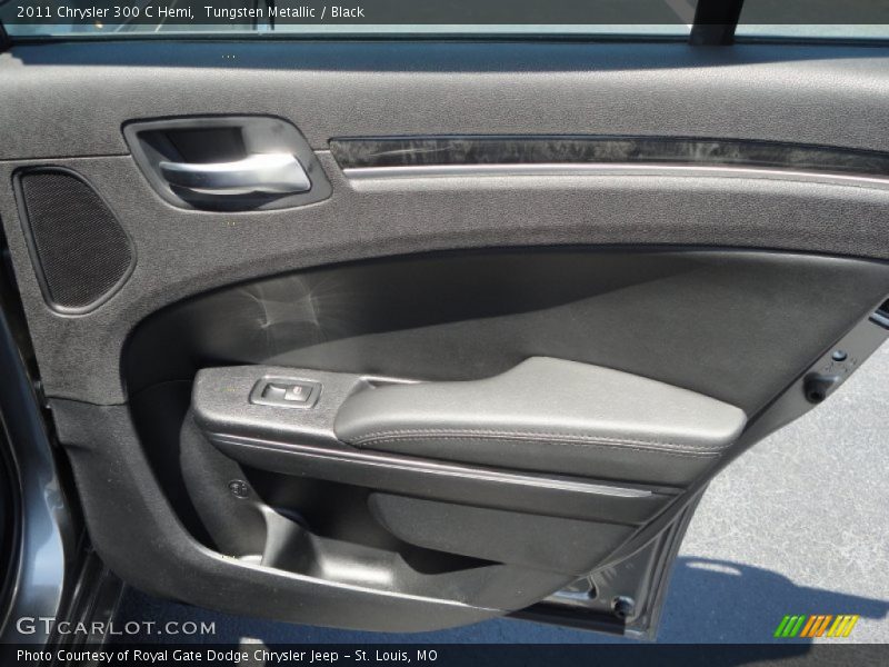 Tungsten Metallic / Black 2011 Chrysler 300 C Hemi