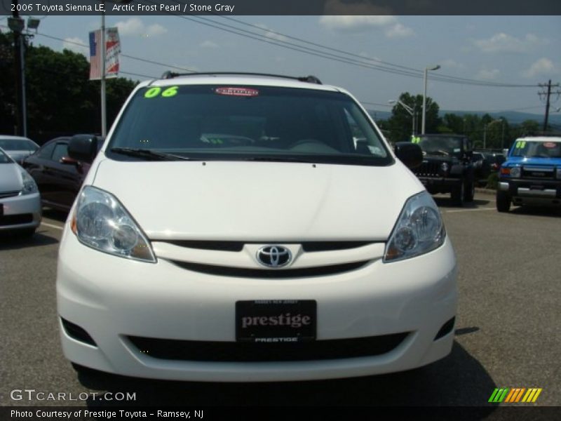 Arctic Frost Pearl / Stone Gray 2006 Toyota Sienna LE