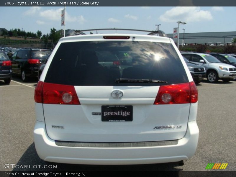 Arctic Frost Pearl / Stone Gray 2006 Toyota Sienna LE