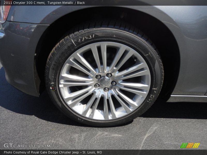 Tungsten Metallic / Black 2011 Chrysler 300 C Hemi