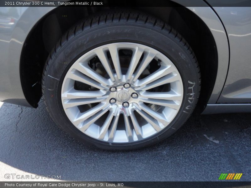 Tungsten Metallic / Black 2011 Chrysler 300 C Hemi