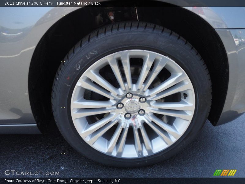 Tungsten Metallic / Black 2011 Chrysler 300 C Hemi