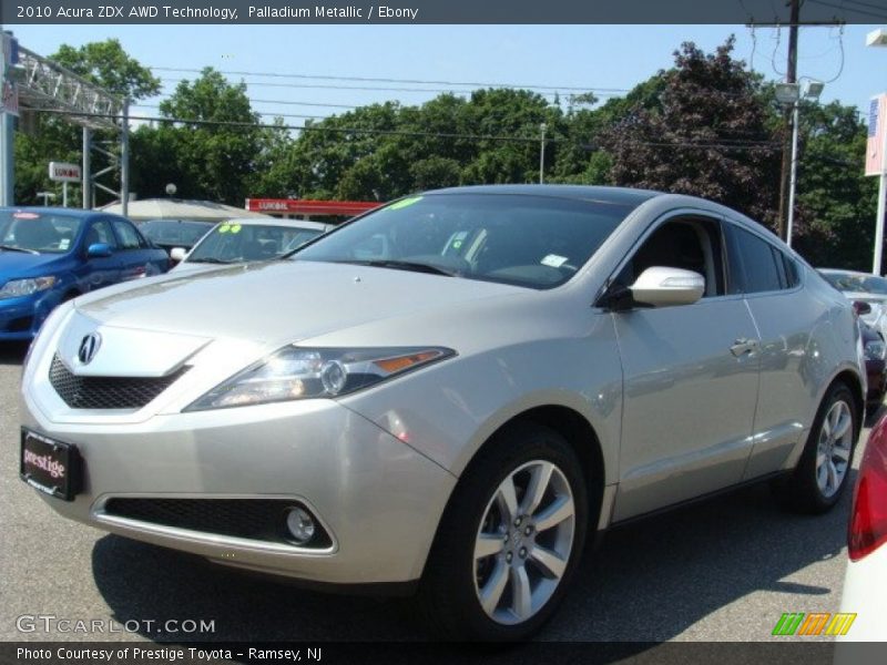 Palladium Metallic / Ebony 2010 Acura ZDX AWD Technology